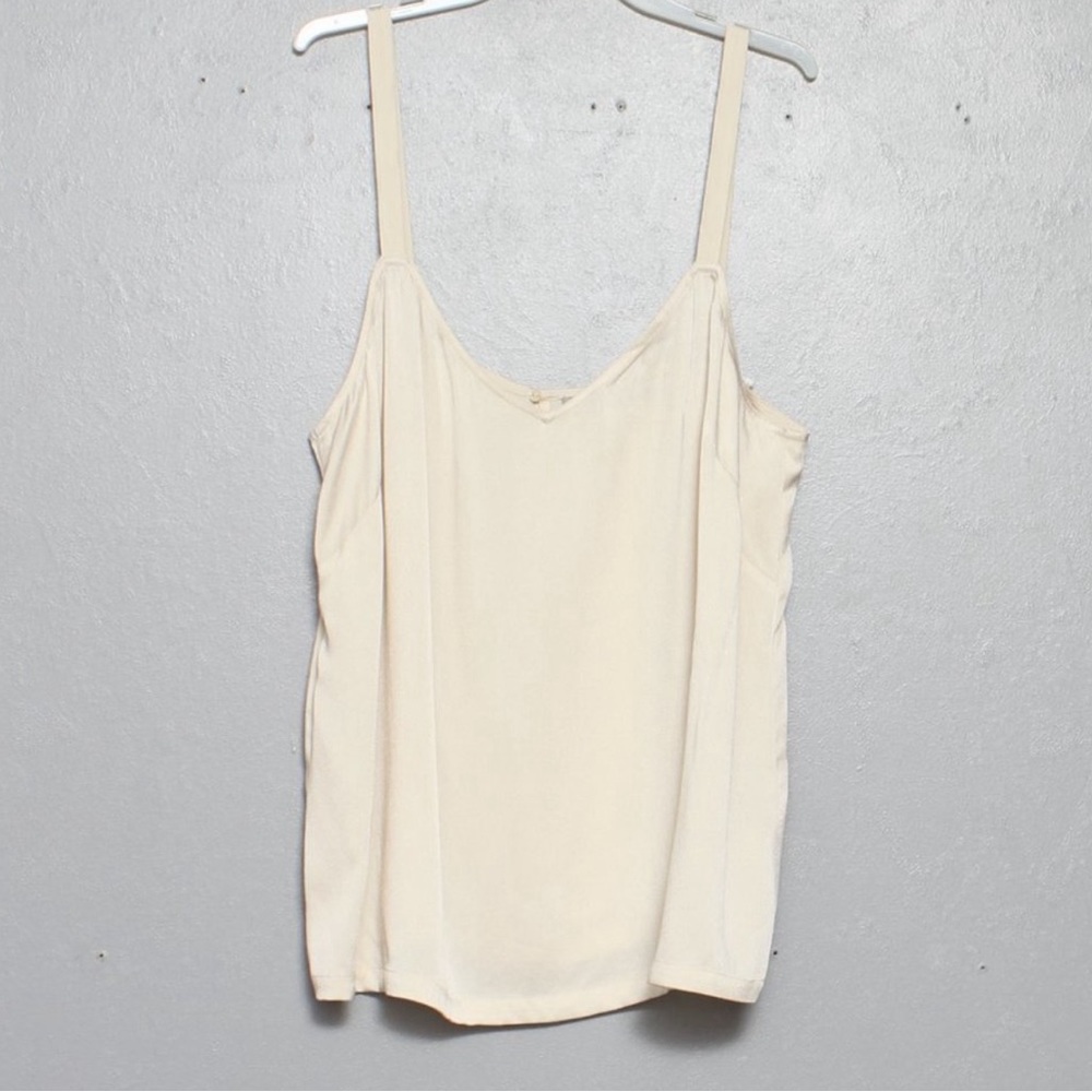 Vince NWT Italian satin wide strap camisole